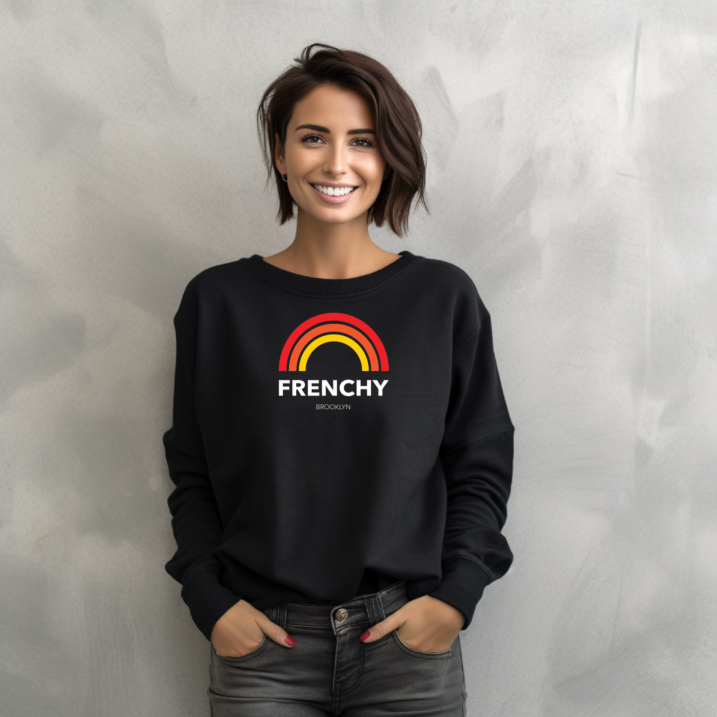 Sweatshirt Brooklyn Frenchy - Black