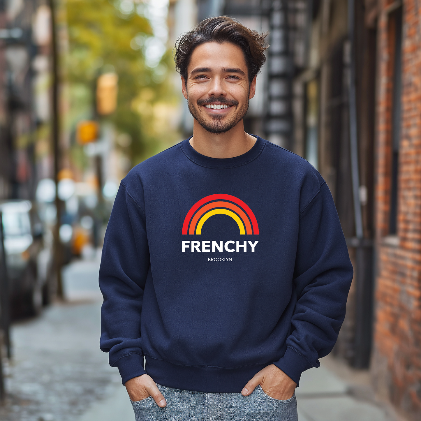 Sweatshirt Brooklyn Frenchy - Navy